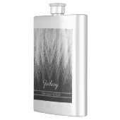 Stilvolle Feathers Mit Monogramm Flachmann (Links)