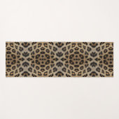 Stilvolle, fette Leopardenmuster Yogamatte (Vorderseite (Horizontal))