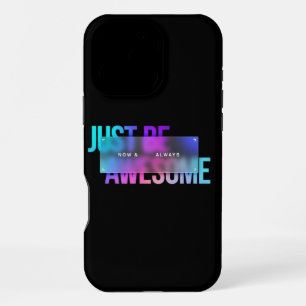 Stilvolle fette Typografie Inspirierendes Zitat Sc iPhone 16 Pro Max Hülle