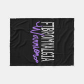Stilvolle Fibromyalgia Warrior Fleecedecke (Vorderseite (Horizontal))