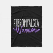 Stilvolle Fibromyalgia Warrior Fleecedecke (Vorderseite)