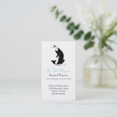 Stilvolle Fischen-Visitenkarte Visitenkarte (Stehend Vorderseite)