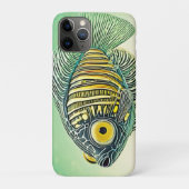 Stilvolle Fischkunst Case-Mate iPhone Hülle (Rückseite)