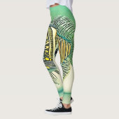 Stilvolle Fischkunst Leggings (Links)