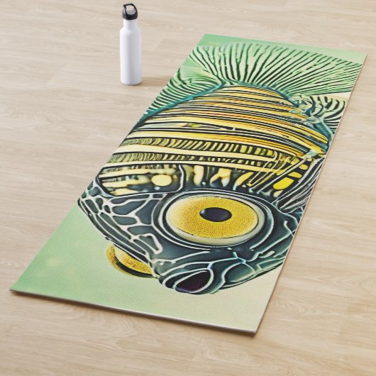 Stilvolle Fischkunst Yogamatte (Beispiel)