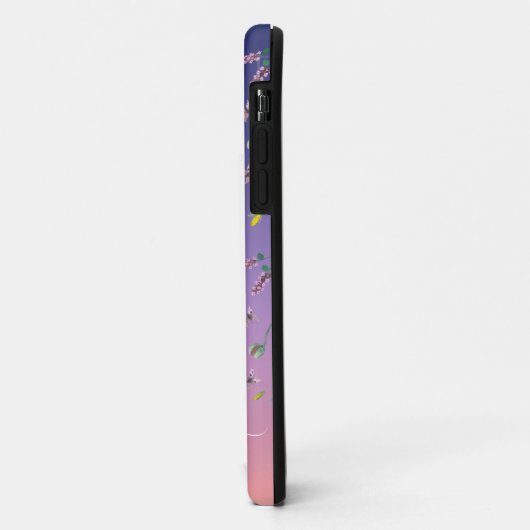 Stilvolle florale botanische Muster iPhone Case (Hinten/Links)