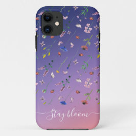 Stilvolle florale botanische Muster iPhone Case