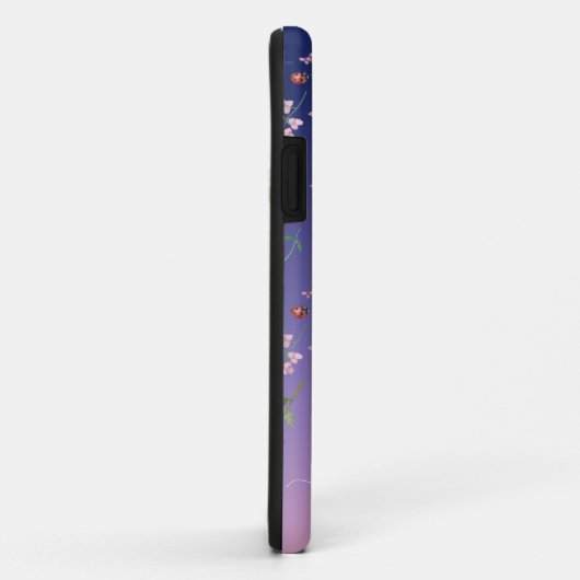 Stilvolle florale botanische Muster iPhone Case (Hinten/Rechts)