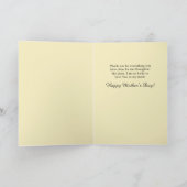 Stilvolle florale Happy Mother Day Inspirivity Karte (Innenseite)