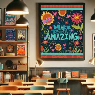 Stilvolle florale Inspiration machen heute Phantas Poster