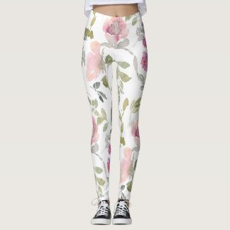 Stilvolle florale Yoga-Ameisen, botanisch hochgewa Leggings