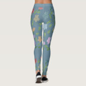 Stilvolle Flower Girly Leggings (Rückseite)