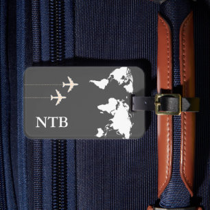 Stilvolle Flugreise Gepäckanhänger