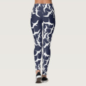 Stilvolle Flying Bird Power Leggings (Rückseite)
