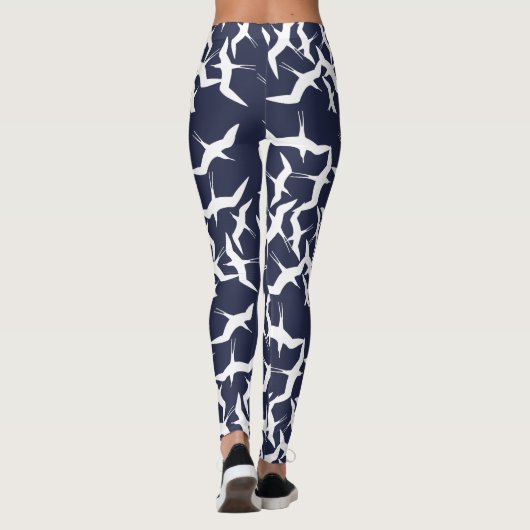 Stilvolle Flying Bird Power Leggings (Rückseite)