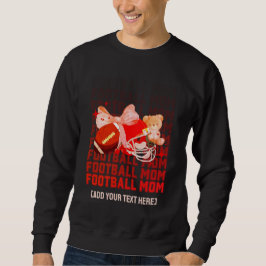 Stilvolle FOOTBALL MAMA Coquette Sweatshirt