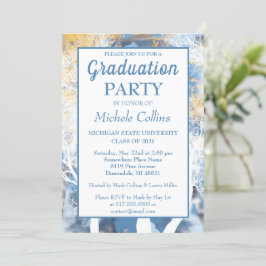 Stilvolle Forest Sunset Party Einladung