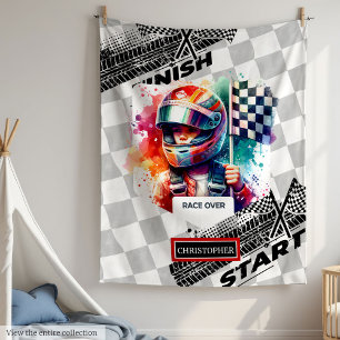Stilvolle Formel-1-Geschenk für den Boy-Racing Fleecedecke