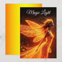 Stilvolle Forst Fee niedlich Feuer leuchtende Prin