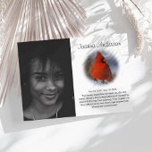 Stilvolle Foto Red Kardinal Beerdigung Danke