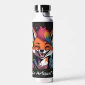 Stilvolle Fox-Geschenke für Friseursalon Stylists Trinkflasche (Links)