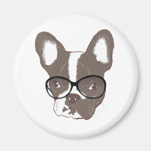 Stilvolle französische Bulldogge Magnet