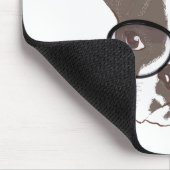 Stilvolle französische Bulldogge Mousepad (Ecke)