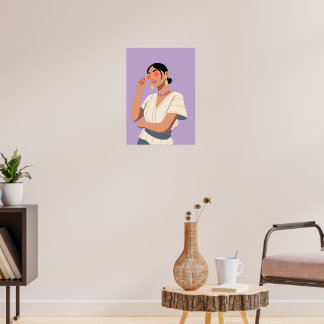 Stilvolle Frau Poster