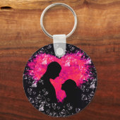 Stilvolle Frauentag mit romantischem Liebe-Design Schlüsselanhänger (Vorderseite)
