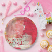 Stilvolle Freude an der Welt Texte Weihnachtslied Pappteller (Party)