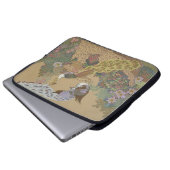 Stilvolle Friedhöfe im Blumengarten Laptopschutzhülle (Vorne Knopf)