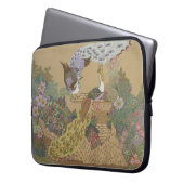 Stilvolle Friedhöfe im Blumengarten Laptopschutzhülle (Vorderseite Links)