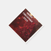 Stilvolle Frohe Weihnachten glücklicher Urlaub 202 Serviette (Ecke)