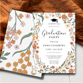 Stilvolle Frühlingsgarten Wildblume Einladung