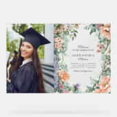 Stilvolle Frühlingsparty für Wildblume Acrylschild (Vorderseite)