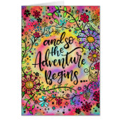 Stilvolle Fun Floral buntes Abenteuer beginnt Zita (Vorne)