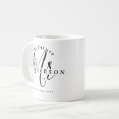 Stilvolle Future Mr. Verlobung Tasse (Vorderseite Links)
