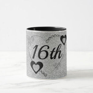 Stilvolle Geburtstagsfeier Tasse 16.