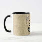 Stilvolle Geburtstagsfeier Tasse 21. (Links)