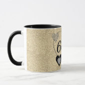 Stilvolle Geburtstagsfeier Tasse 60. (Links)