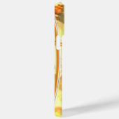 Stilvolle gelbe Naturerde-Töne Abstrakt Case-Mate iPhone Hülle (Rückseite / Rechts)