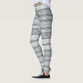 Stilvolle Geo Line Art Leggings (Links)