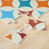 Stilvolle Geometrie: Vintages nahtloses Muster Puzzle (Seite)