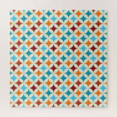 Stilvolle Geometrie: Vintages nahtloses Muster Puzzle (Horizontal)