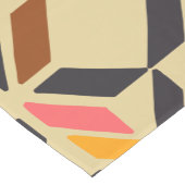 Stilvolle geometrische Formen der Mod Mitte des Ja Kurzer Tischläufer (Ecke)