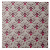 Stilvolle geometrische Muster, Art Deko. Fliese (Vorderseite)