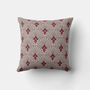 Stilvolle geometrische Muster, Art Deko. Kissen