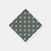 Stilvolle geometrische Muster, Art Deko. Serviette (Ecke)