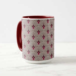 Stilvolle geometrische Muster, Art Deko. Tasse