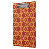 Stilvolle geometrische Verzierung Klemmbrett (Links)